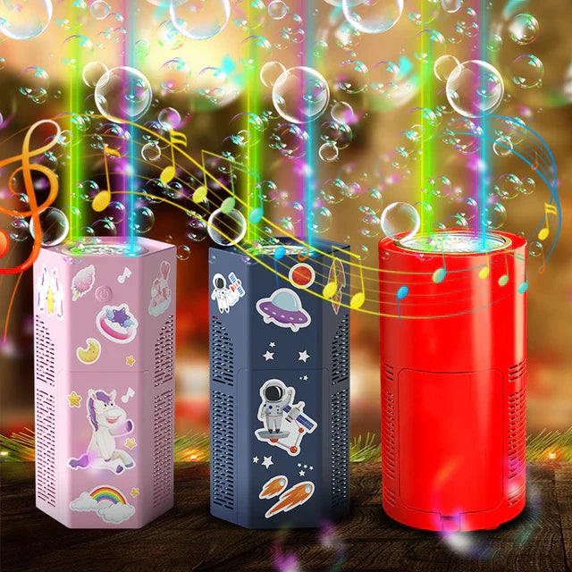 Fireworks Bubble Machine with Lights for Party, Cristmas, New year